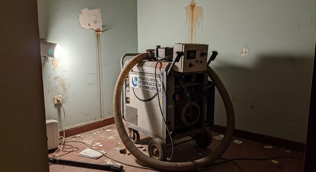 Purgado de Combustible Contaminado en El Álamo