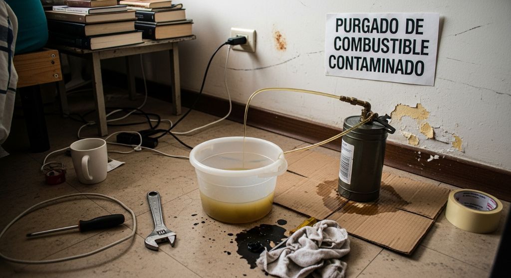 Purgado de Combustible Contaminado en Jerónimos Purgado de Combustible Contaminado en Jerónimos